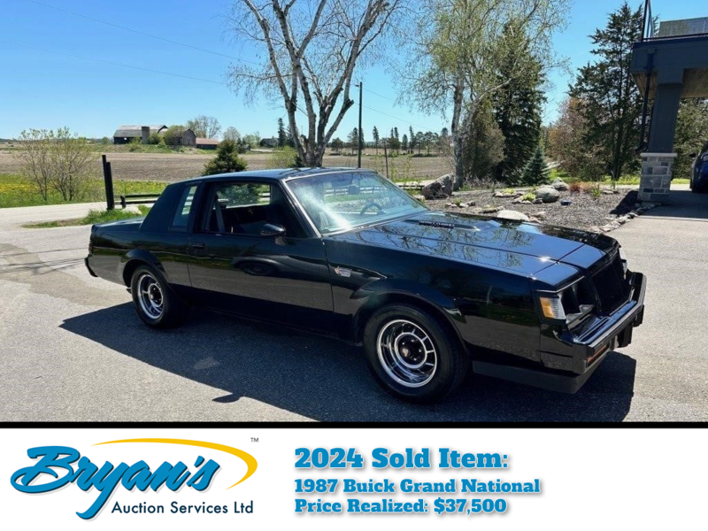 2024 Sold Item - 1987 Buick Regal Grand National photo