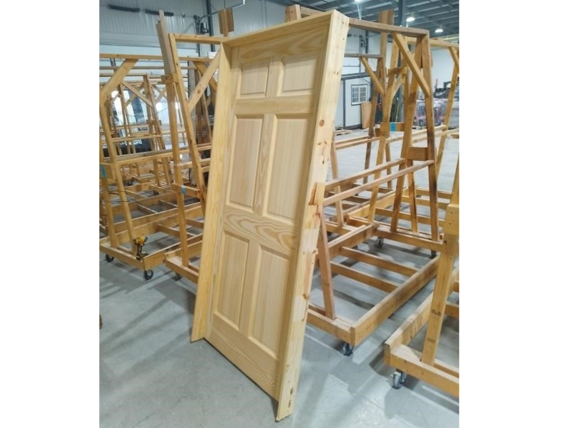 36" 6-Panel Interior Pine Door photo