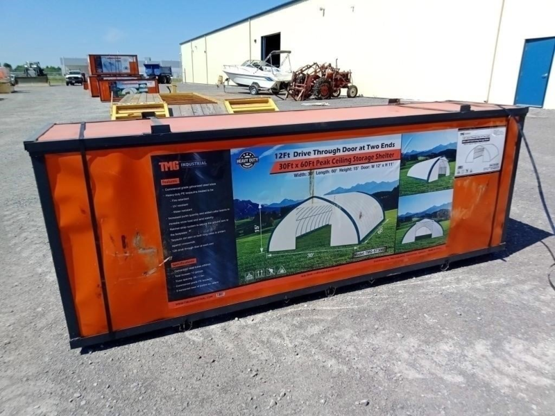 TMG 30'x60' Peak Ceiling Storage Shelter photo